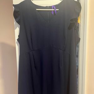 Seraphine Navy Maternity Dress